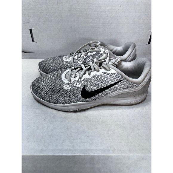 Nike Flex TR 7 Womens Training Shoes women Size 9 Mesh Gray & Black - Picture 1 of 5